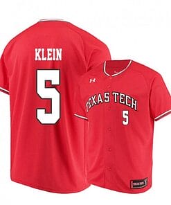 Brian Klein Jersey Texas Tech Red Raiders Baseball NCAA College Red Alumni #5