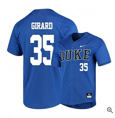Britt Fuller Jersey Duke Blue Devils Baseball NCAA College Blue Elite Alumni #35