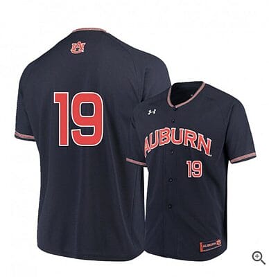 Brody Moore Jersey Auburn Tigers Baseball NCAA College Navy Alumni #19