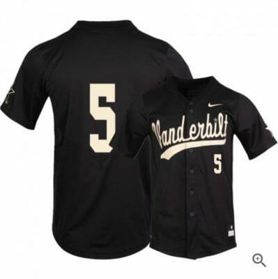 CJ Rodriguez Jersey Vanderbilt Commodores Baseball NCAA College Black Alumni #5 6 CJ Rodriguez Jersey Vanderbilt Commodores Baseball NCAA College Black Alumni #5