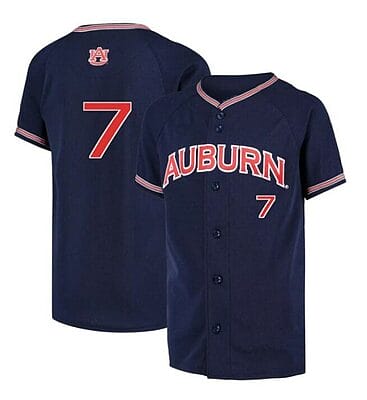 Cole Foster Jersey Auburn Tigers Baseball Under Armour NCAA College Navy Alumni #7