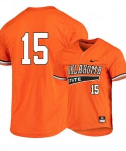 Cade Cabbiness Jersey Oklahoma State Cowboys Baseball NCAA College Orange Elite Alumni #15