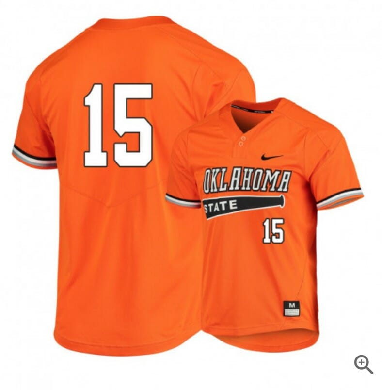 Cade Cabbiness Jersey Oklahoma State Cowboys Baseball NCAA College Orange Elite Alumni #15 1 Cade Cabbiness Jersey Oklahoma State Cowboys Baseball NCAA College Orange Elite Alumni #15
