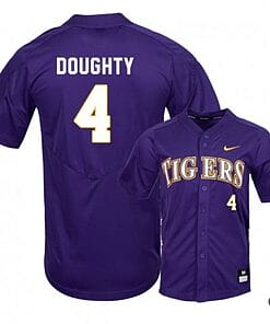 Cade Doughty Jersey Lsu Tigers Baseball NCAA College Purple Elite Alumni #4