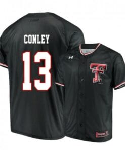 Cal Conley Jersey Texas Tech Red Raiders Baseball NCAA College Black Alumni #13