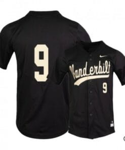 Carter Young Jersey Vanderbilt Commodores Baseball NCAA College Black Alumni #9