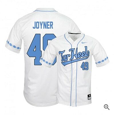 Chris Joyner Jersey North Carolina Tar Heels Baseball NCAA College White Elite Alumni #49