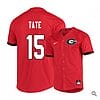 Cole Tate Jersey Georgia Bulldogs Baseball NCAA College Red Elite Alumni #15