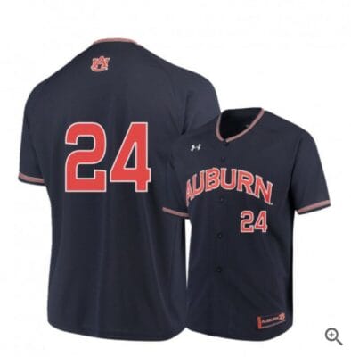 Conor Davis Jersey Auburn Tigers Baseball NCAA College Navy Alumni #24