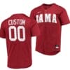 Custom Alabama Baseball Jersey Crimson Tide Name and Number NCAA College Replica Red 3 Custom Alabama Baseball Jersey Crimson Tide Name and Number NCAA College Replica Red