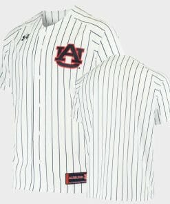 Custom Auburn Tigers Baseball Jersey Name, Number College White Replica