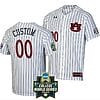 Custom Auburn Tigers Baseball Jersey Name and Number NCAA 2022 College World Series Stripe White 2 Custom Auburn Tigers Baseball Jersey Name and Number NCAA 2022 College World Series Stripe White
