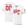 Custom Indiana Hoosiers Baseball Jersey Name and Number NCAA College White 3 Custom Indiana Hoosiers Baseball Jersey Name and Number NCAA College White