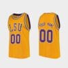 Custom Lsu Tigers Jersey Name and Number College Basketball Gold 2 Custom Lsu Tigers Jersey Name and Number College Basketball Gold