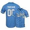 Custom North Carolina Baseball Jersey Name, Number Tar Heels College Blue Elite