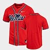 Custom Ole Miss Baseball Jersey Name, Number Rebels College Red 3 Custom Ole Miss Baseball Jersey Name, Number Rebels College Red
