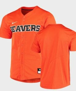 Custom Oregon State Baseball Jersey Name, Number Beavers College Orange Elite
