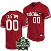 Custom Stanford Cardinal Baseball Jersey Name and Number NCAA 2022 College World Series Red 2 Custom Stanford Cardinal Baseball Jersey Name and Number NCAA 2022 College World Series Red