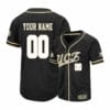 Custom UCF Knights Baseball Jersey Name, Number College Black