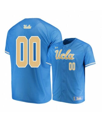 Custom UCLA Bruins Baseball Jersey Name, Number Under Armour College Blue