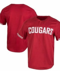 Custom Washington State Cougars Baseball Jersey Name, Number College Red
