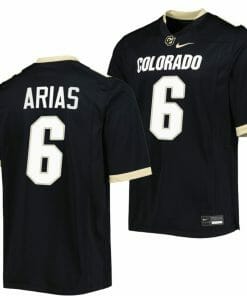Daniel Arias Jersey Colorado Buffaloes College Football Untouchable Replica Black #6