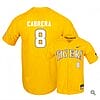 Daniel Cabrera Jersey Lsu Tigers Baseball NCAA College Yellow Elite Alumni #8
