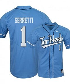 Danny Serretti Jersey North Carolina Tar Heels Baseball NCAA College Blue Elite Alumni #1