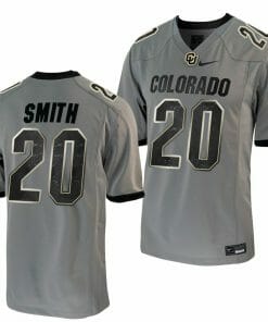 Deion Smith Jersey Colorado Buffaloes College Football Untouchable Game Grey #20