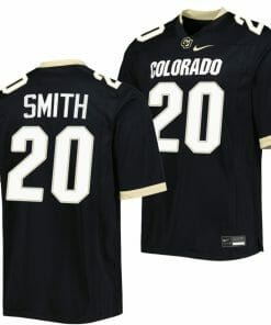 Deion Smith Jersey Colorado Buffaloes College Football Untouchable Replica Black #20