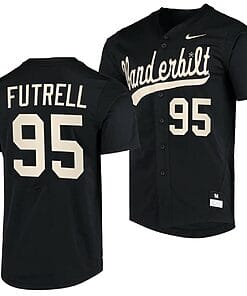 Devin Futrell Jersey Vanderbilt Commodores College Baseball Replica Black #95