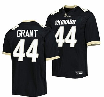 Devin Grant Jersey Colorado Buffaloes College Football Untouchable Replica Black #44 8 Devin Grant Jersey Colorado Buffaloes College Football Untouchable Replica Black #44