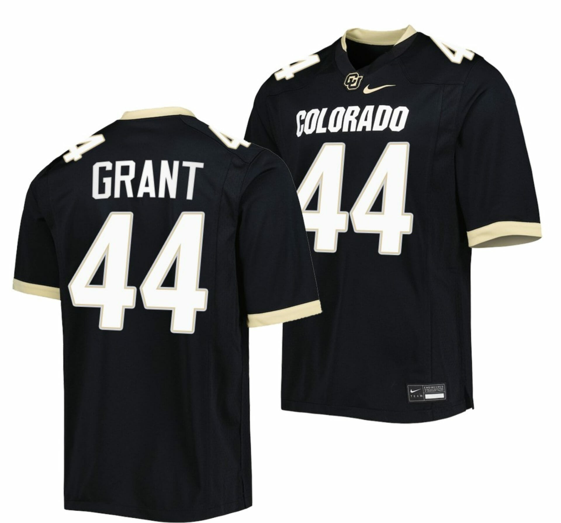 Devin Grant Jersey Colorado Buffaloes College Football Untouchable Replica Black #44 1 Devin Grant Jersey Colorado Buffaloes College Football Untouchable Replica Black #44