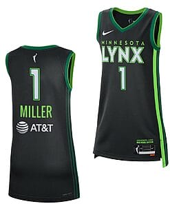 Diamond Miller Jersey Rebel Edition Minnesota Lynx College Basketball 2023 WNBA Draft Black #1