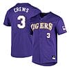 Dylan Crews Jersey LSU Tigers Baseball NCAA College Purple Alumni #3 2 Dylan Crews Jersey LSU Tigers Baseball NCAA College Purple Alumni #3