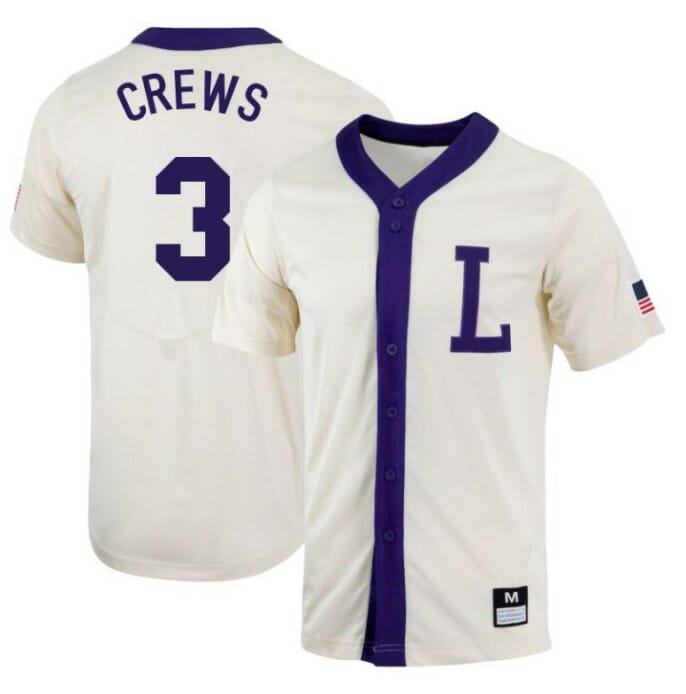 Dylan Crews Jersey LSU Tigers Baseball NCAA College White Alumni #3 1 Dylan Crews Jersey LSU Tigers Baseball NCAA College White Alumni #3