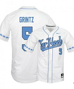 Eric Grintz Jersey North Carolina Tar Heels Baseball NCAA College White Elite Alumni #5