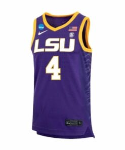Flau'jae Johnson Jersey LSU Tigers Basketball 2023 NCAA College Purple #4 6 Flaujae Johnson Jersey LSU Tigers Basketball 2023 NCAA College Purple 41 1