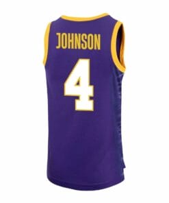 Flau'jae Johnson Jersey LSU Tigers Basketball 2023 NCAA College Purple #4 5 Flaujae Johnson Jersey LSU Tigers Basketball 2023 NCAA College Purple 41 2