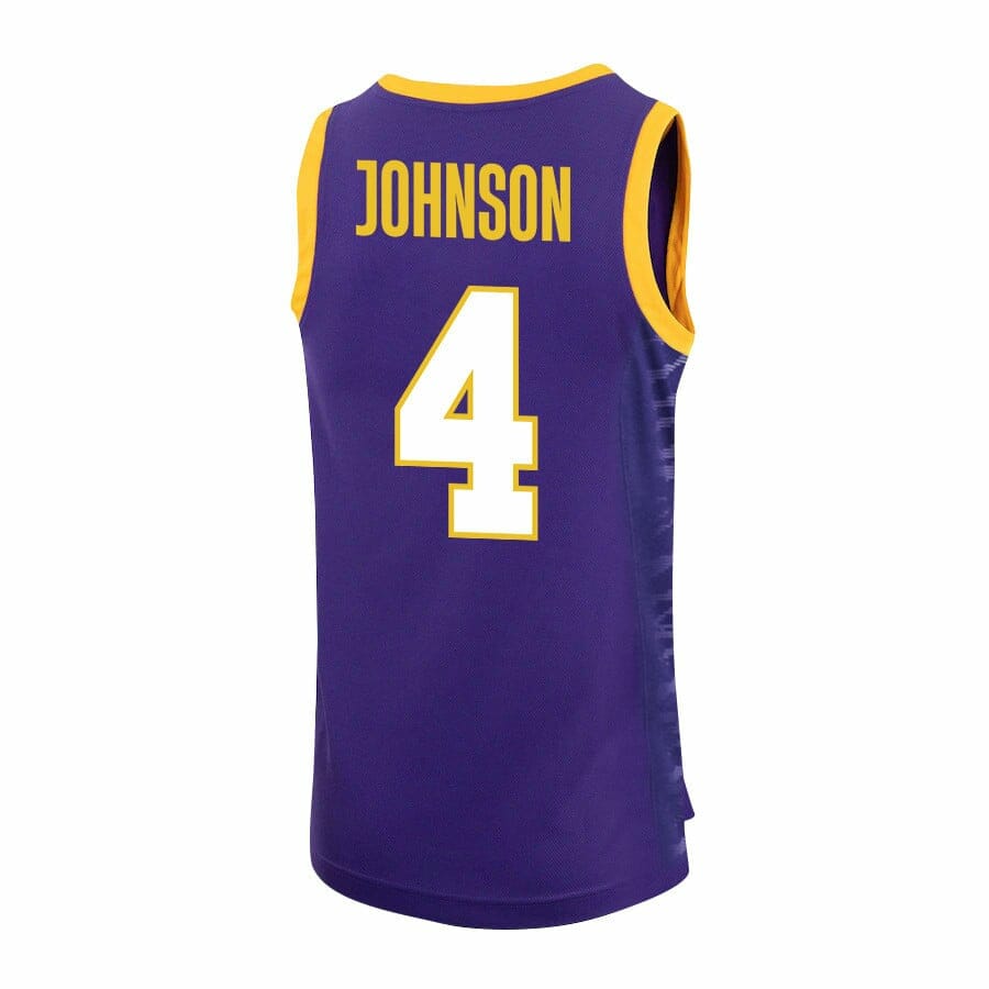 Flau'jae Johnson Jersey LSU Tigers Basketball 2023 NCAA College Purple #4 2 Flau'jae Johnson Jersey LSU Tigers Basketball 2023 NCAA College Purple #4 - Image 2