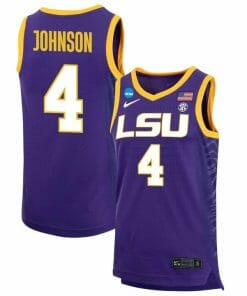 Flau'jae Johnson Jersey LSU Tigers Basketball 2023 NCAA College Purple #4