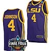 Flau'jae Johnson Jersey LSU Tigers College Basketball 2023 National Championship Bound Purple #4 6 Flau'jae Johnson Jersey LSU Tigers College Basketball 2023 National Championship Bound Purple #4