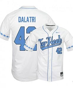 Gianluca Dalatri Jersey North Carolina Tar Heels Baseball NCAA College White Elite Alumni #42