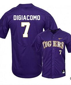 Giovanni DiGiacomo Jersey Lsu Tigers Baseball NCAA College Purple Elite Alumni #7