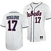 Gunnar Hoglund Jersey Ole Miss Rebels College Baseball White #17