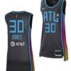 Haley Jones Jersey Rebel Edition Atlanta Dream College Basketball 2023 WNBA Draft Black #30 2 Haley Jones Jersey Rebel Edition Atlanta Dream College Basketball 2023 WNBA Draft Black #30