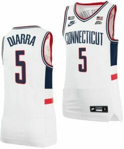 Hassan Diarra Jersey UConn Huskies College Basketball Alumni White #5