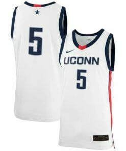 Hassan Diarra Jersey UConn Huskies College Basketball No Name White #5