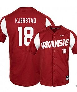 Heston Kjerstad Jersey Arkansas Razorbacks Baseball NCAA College Alumni Elite Red #18