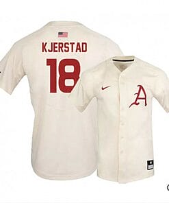 Heston Kjerstad Jersey Arkansas Razorbacks Baseball NCAA College Alumni Elite White #18